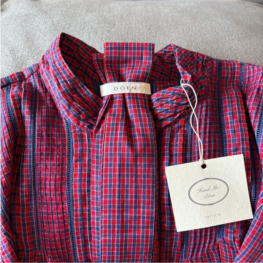 DOEN Rossendale Plaid NWT Ranger Dress Women’s Size XL - Picture 4 of 6